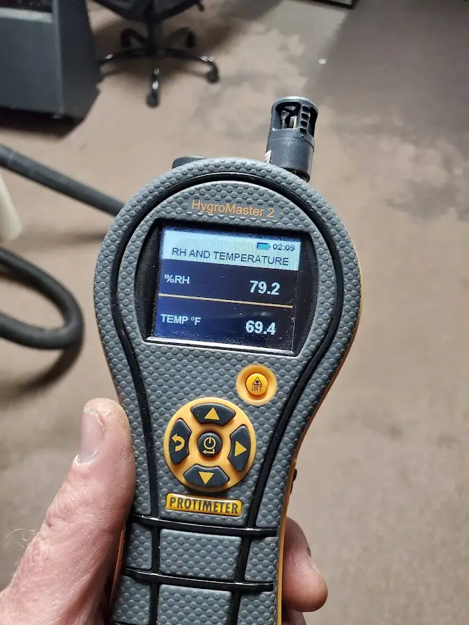Moisture meter humidity assessment for Fire & Smoke Damage Restoration in Lexington Park